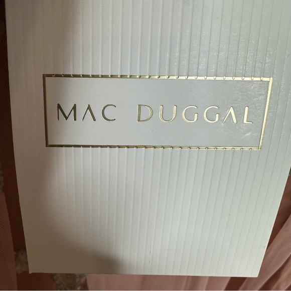 NWT Mac Duggal 9134 Flare Sleeve Floral Dress Size 12 - Picture 9 of 13